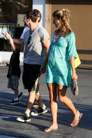 Alessandra Ambrosio shopping at Planet Blue in Malibu
