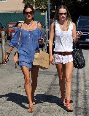 Alessandra Ambrosio shopping at James Perse Brentwood on September 6, 2011