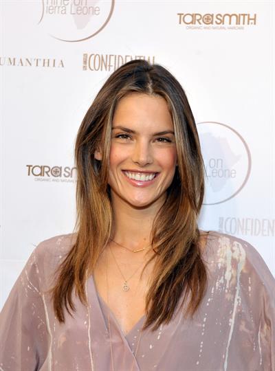 Alessandra Ambrosio Shine on Sierra Leone 5th annual fundraiser in Venice CA May 25, 2011 