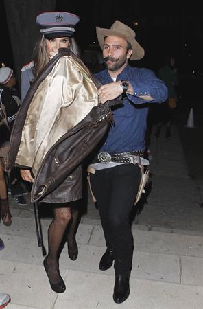 Alessandra Ambrosio at a Halloween party in Beverly Hills 10/26/12 