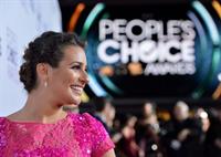 Lea Michele in pink at the 39th Annual People's Choice Awards in Los Angeles on Jan 9, 2013 