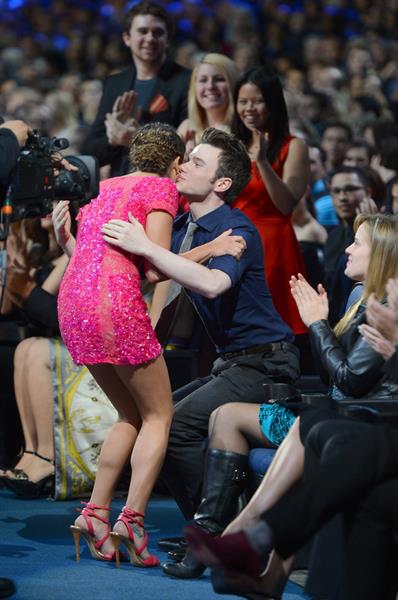 Lea Michele at the 39th Annual People's Choice Awards in Los Angeles on Jan 9, 2013