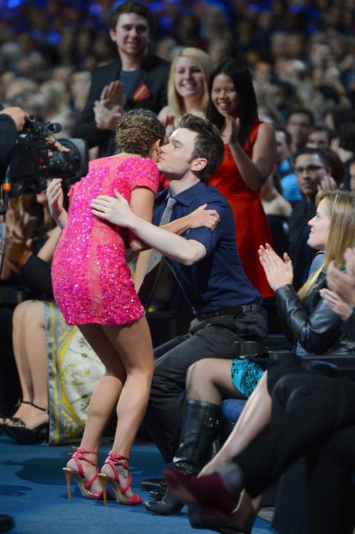 Lea Michele at the 39th Annual People's Choice Awards in Los Angeles on Jan 9, 2013