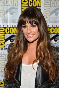 Lea Michele @  GLEE  Press Room during Comic-Con 2012 - July 14, 2012