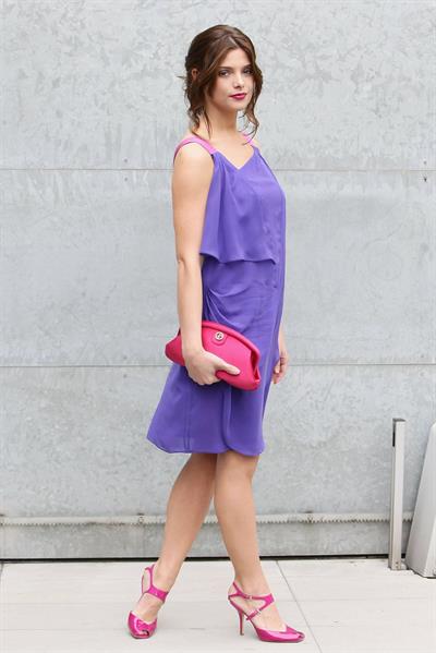 Ashley Greene at Giorgio Armani Milan Fashion Week Autumn Winter 2010 Show on February 27, 2010 