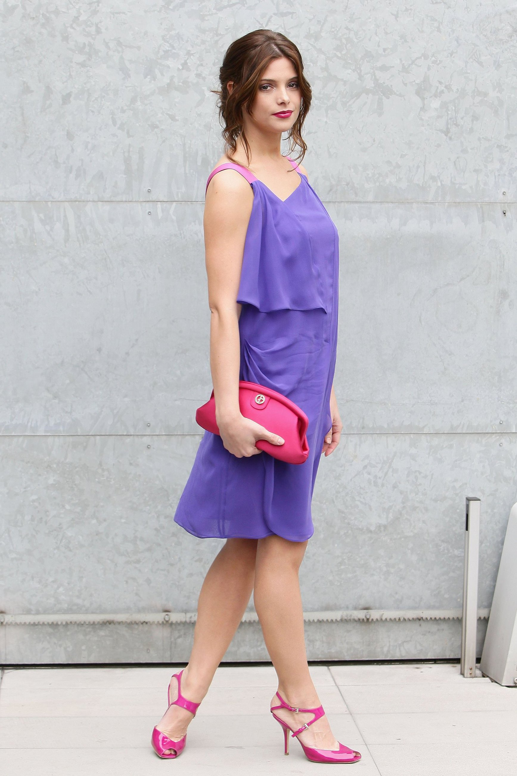Ashley Greene at Giorgio Armani Milan Fashion Week Autumn Winter 2010 Show on February 27, 2010 