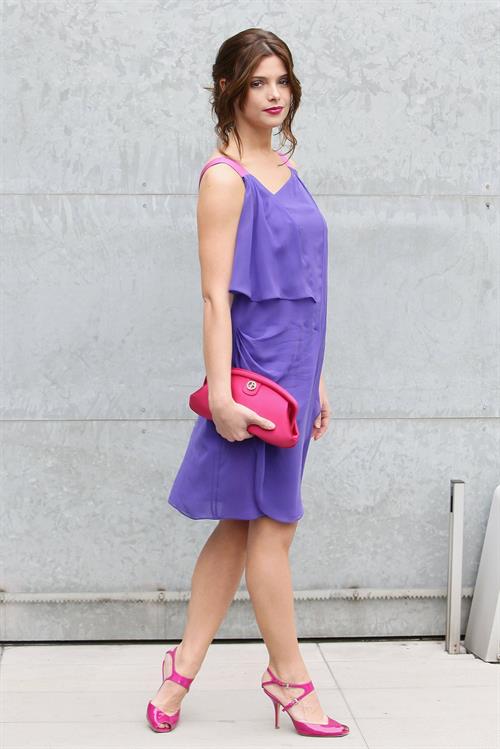 Ashley Greene at Giorgio Armani Milan Fashion Week Autumn Winter 2010 Show on February 27, 2010 