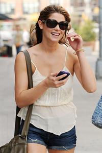 Ashley Greene out in New York City on July 7, 2010 