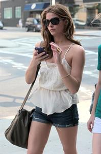Ashley Greene out in New York City on July 7, 2010 