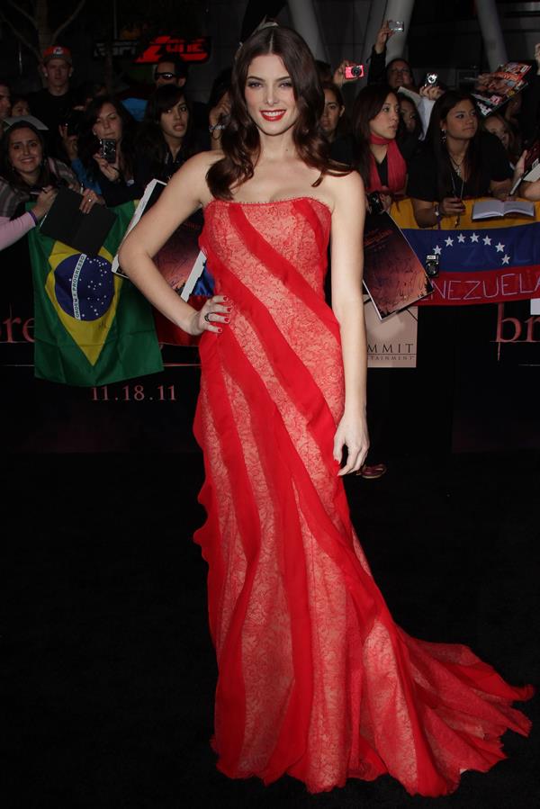 Ashley Greene Twilight Breaking Dawn premiere in Los Angeles on November 14, 2011