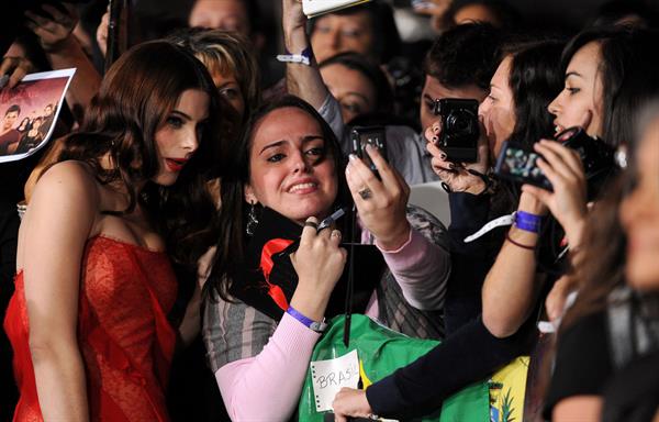 Ashley Greene Twilight Breaking Dawn premiere in Los Angeles on November 14, 2011