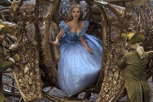 Lily James as Cinderella