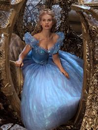 Lily James as Cinderella
