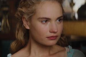 Lily James as Cinderella