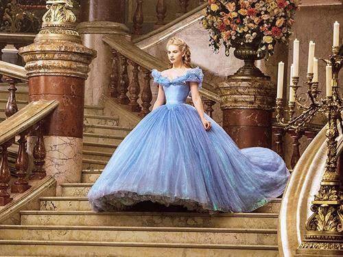 Lily James as Cinderella