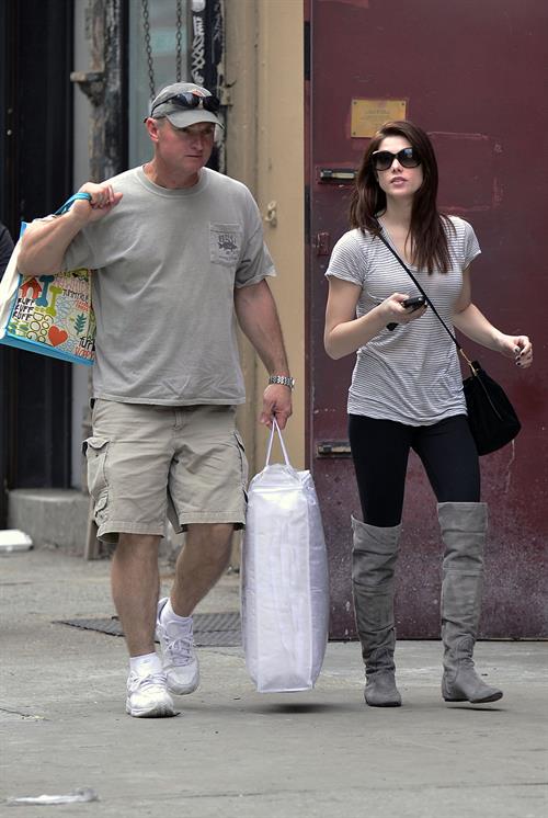 Ashley Greene shopping in New York City on March 18, 2011