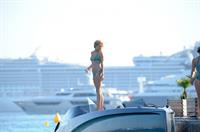 Kimberley Garner in a bikini