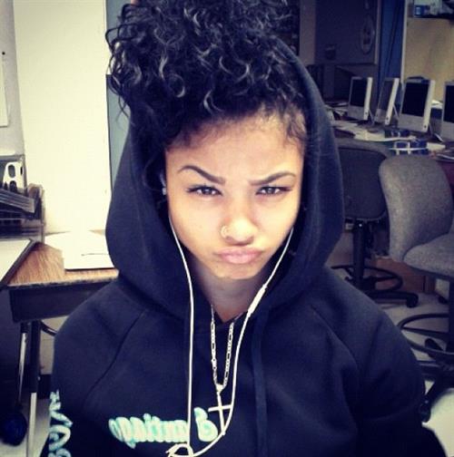 India Westbrooks taking a selfie