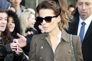 Kate Beckinsale out side her hotel in London, UK - February 20-2013 