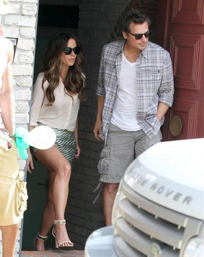 Kate Beckinsale Spotted at the Joel Silver Memorial Day party at his house in Malibu May 27, 2013 