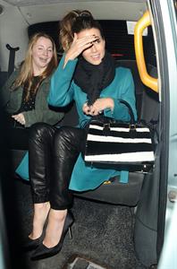 Kate Beckinsale out for dinner at Scott's Restaurant in London February 18-2013 