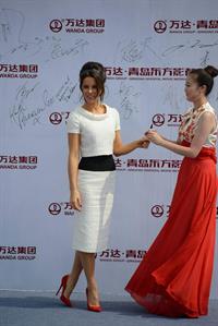 Kate Beckinsale Qingdao Oriental Movie Metropolis launch in Qingdao, September 22, 2013 