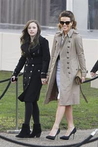 Kate Beckinsale Burberry Prorsum show at London Fashion Week 2/18/13 