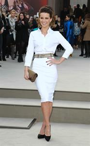 Kate Beckinsale Burberry Prorsum show at London Fashion Week 2/18/13 
