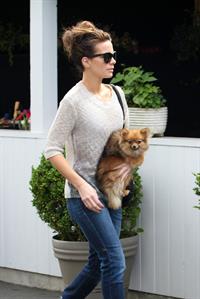 Kate Beckinsale out with her dog in Los Angeles 4/8/13 