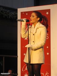 Ariana Grande Macys Lighting event in Boston November 26, 2010
