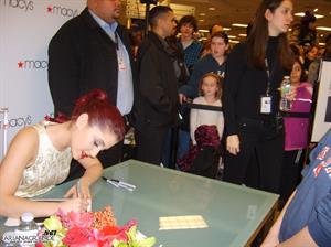 Ariana Grande Macys Lighting event in Boston November 26, 2010