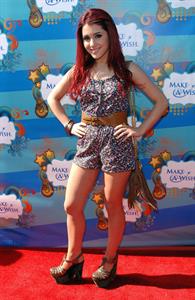 Ariana Grande Kevin James and Steffiana James host a Make a Wish event March 14, 2010