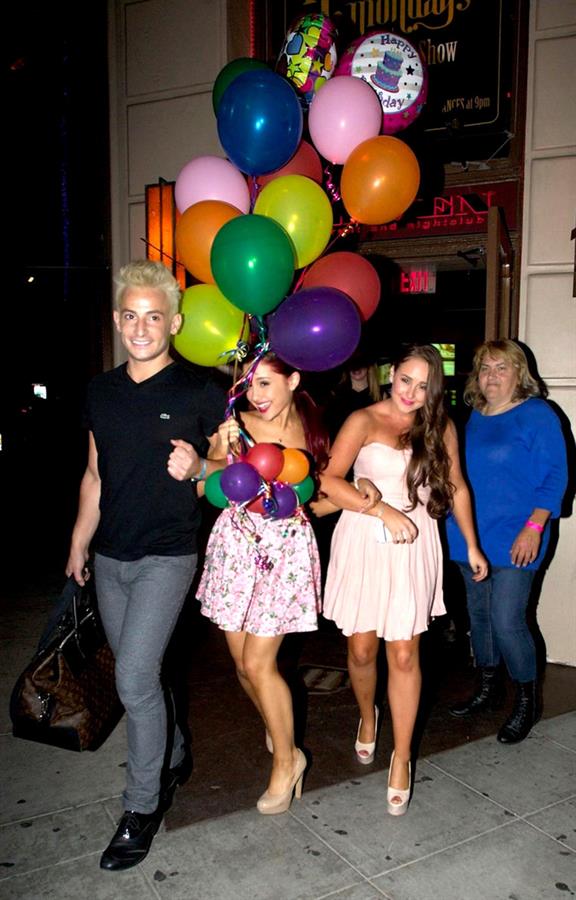 Ariana Grande 19th birthday party Eleven restaurant June 25, 2012