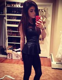 Chrissy Costanza taking a selfie