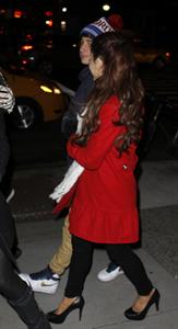 Ariana Grande in New York City 1/1/13