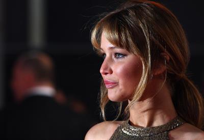 Jennifer Lawrence at the Hunger Games UK premiere on March 14, 2012 