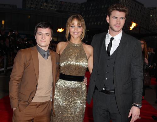 Jennifer Lawrence at the Hunger Games UK premiere on March 14, 2012 