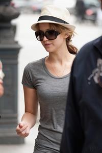 Jennifer Lawrence out about in Paris, France on 3-7-2012