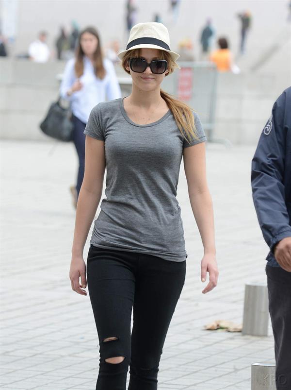 Jennifer Lawrence out about in Paris, France on 3-7-2012
