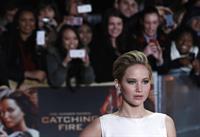 Jennifer Lawrence World Premiere of  The Hunger Games: Catching Fire  in London (November 11, 2013) 