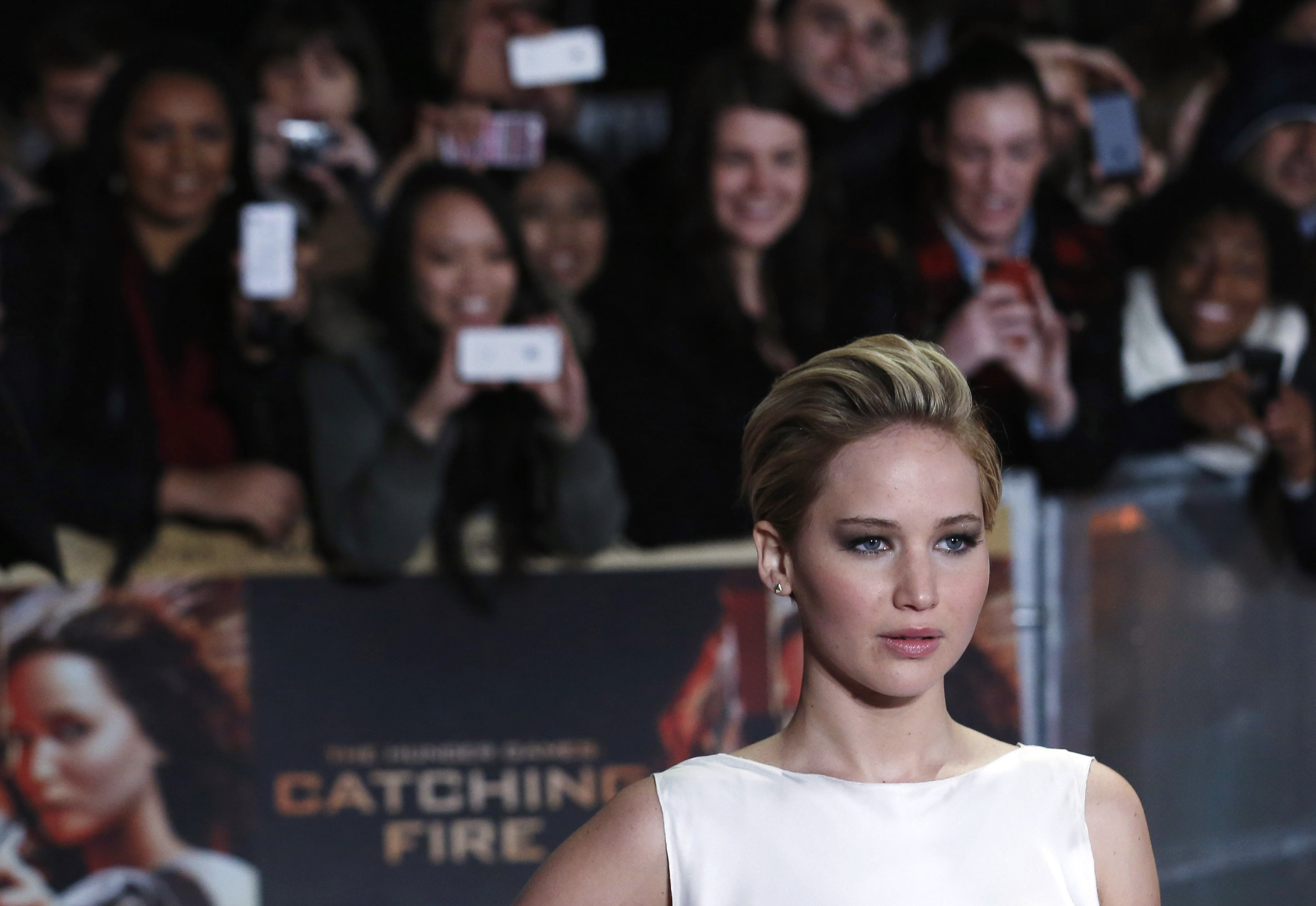 Jennifer Lawrence World Premiere of  The Hunger Games: Catching Fire  in London (November 11, 2013) 