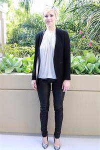 Jennifer Lawrence The Hunger Games: Catching Fire press conference in Beverly Hills, November 8, 2013 
