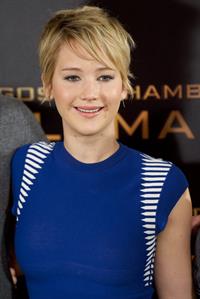 Jennifer Lawrence  The Hunger Games - Catching Fire  Madrid Photocall on Nov 13, 2013 