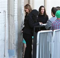 Jennifer Lawrence Arriving at the Jimmy Kimmel Live (January 31, 2013) 