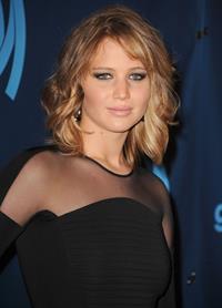 Jennifer Lawrence 24th Annual GLAAD Media Awards in Los Angeles, Apr. 20, 2013 