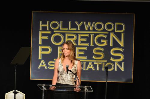 Jennifer Lawrence The Hollywood Foreign Press Association Annual Installation Luncheon in L.A 9.8.2012 