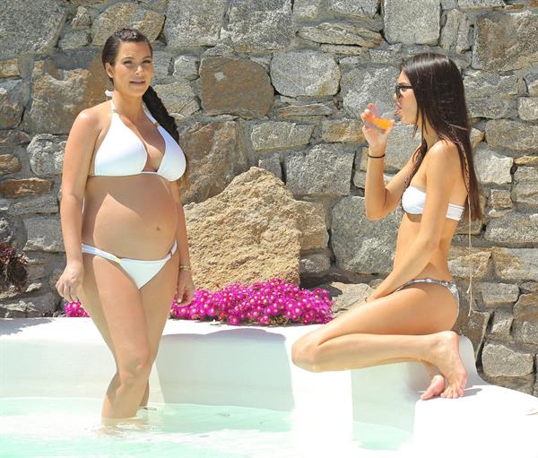 Kim Kardashian On vacation in in Mykonos, Greece (April 26, 2013) 