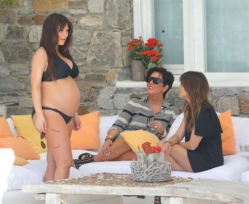 Kim Kardashian On vacation in in Mykonos, Greece (April 26, 2013) 
