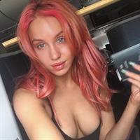 Imogen Anthony taking a selfie