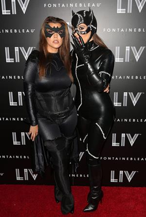 Kim Kardashian - At Halloween Birthday Bash At LIV Nightclub In Florida October 31, 2012